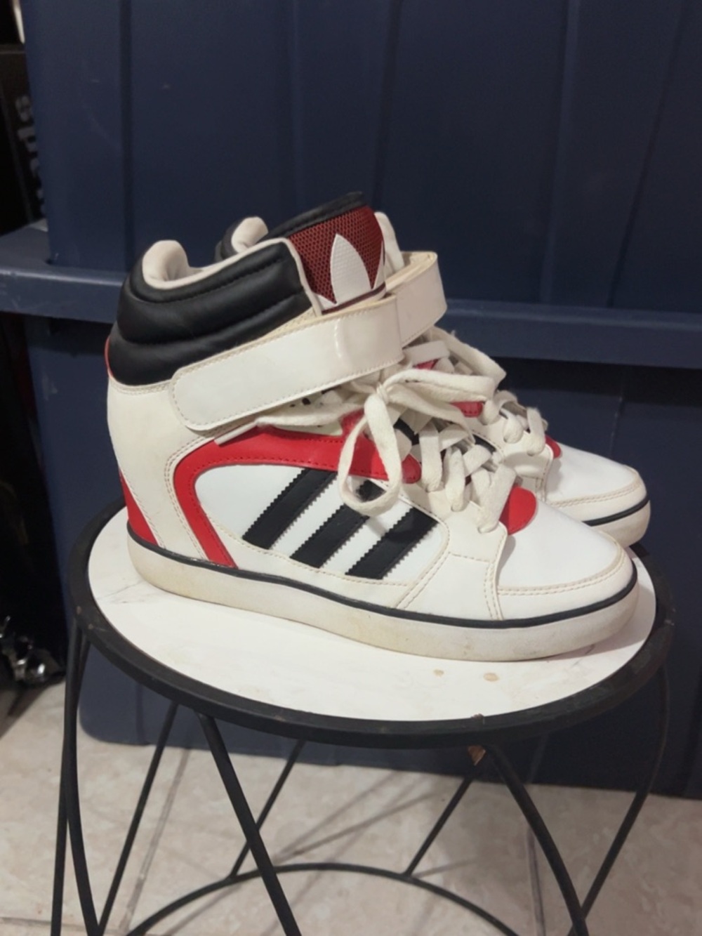 Women’s high top wedge sneakers
